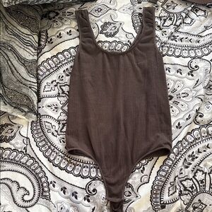 SKIMS Chocolate Kids One Piece Bodysuit